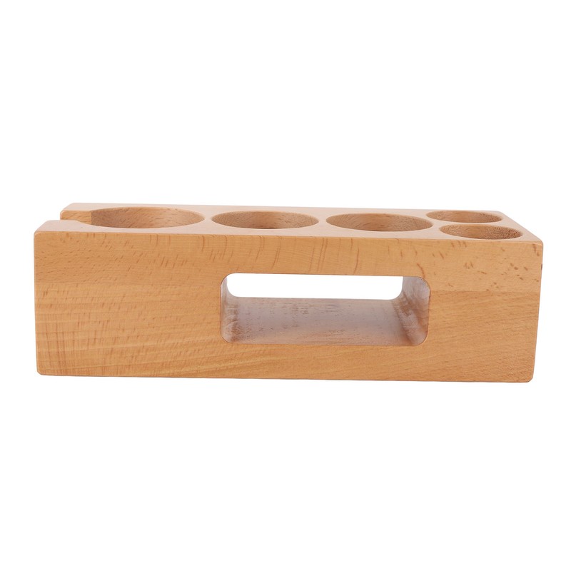 Wood Coffee Filter Tamper Holder Wooden Coffee Tamper Mat Stand