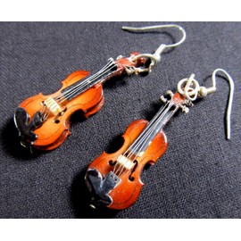 The Violin Orchestra Violinist Violin Violins Violin 2 Miniblings Earrings Earrings + Box