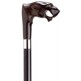 Kensington Row Collection REGAL LION WALKING STICK - LIONS HEAD HANDLE WALKING CANE