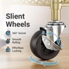VIPEK R3 Heavy Duty Clothes Rack with Lockable Wheels, Rolling