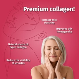 Nature's Finest by Nutrisslim Collagen Skincare - Fish Collagen Powder Naticol (5000mg) with MSM, Vitamin C, Ashwagandha - Hydrolyzed Marine Collagen Type 1, Gluten Free - 360 g