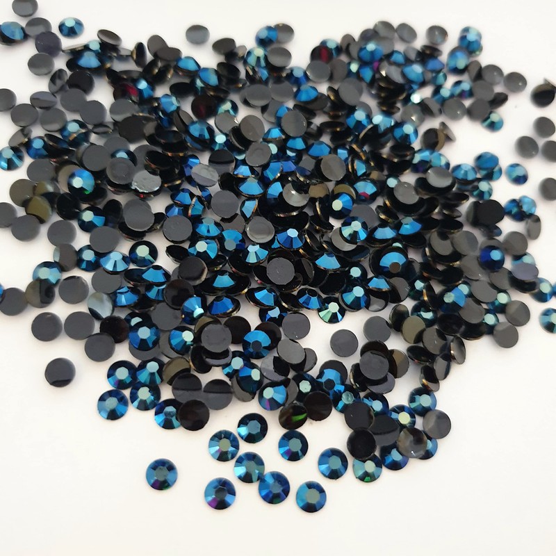 MajorCrafts 500pcs 6.5mm ss30 Jelly AB Flat Back Round 14