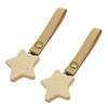 Khers Blanket Clips Baby Stroller Set of 2 PU Leather