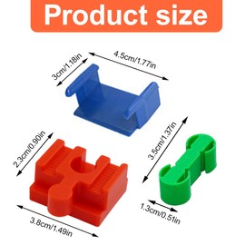 YAFLUG Adapter Set for Wooden Railway Rails, Wooden Railway Accessories, 28-Piece Set Rail Connector Connector, Compatible with Multiple Wooden Rail Systems, Railway Toys