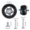 QUARKZMAN Suitcase Wheels Replacement 70 x 19 mm / 2.8