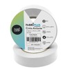 Brightium White PVC Insulation Tape 25mm x 20m Flexible and Durable Ideal for Electrical Work and Cable Protection