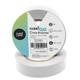 Brightium White PVC Insulation Tape 25mm x 20m Flexible and Durable Ideal for Electrical Work and Cable Protection