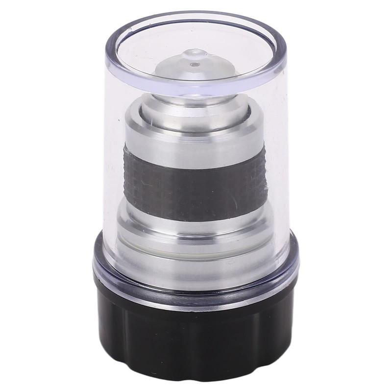 100X Microscope Objective Lens, RMS Size, Brass and Aluminum Alloy
