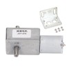 25kg.cm DC Gear Speed Reduction Motor Double Shafts Self Locking