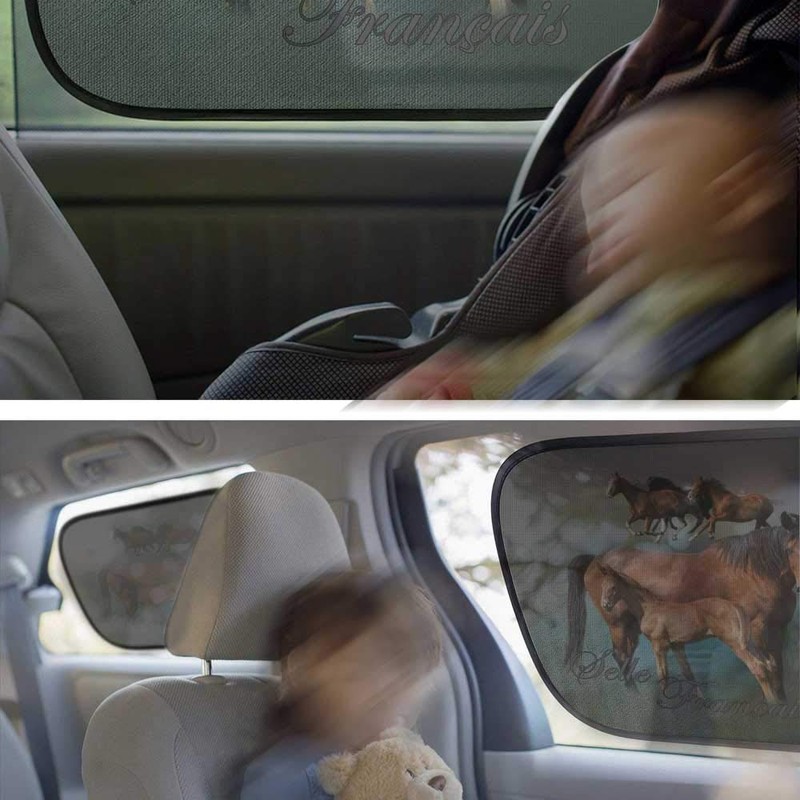 Pets-easy Sun Shield Horse Car Foal French Saddle