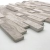 SUNWINGS Peel and Stick Mosaic Natural 3D Stone Self Adhesive