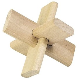 Childrens Wooden Mind Game 3 Piece 90 x 90mm Puzzle The Cross