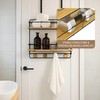 SDZOREN Over-the-Door Shower Caddy, Large Rustproof Hanging Bathroom Organizer with