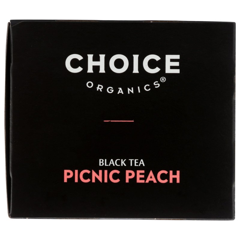CHOICE ORGANIC TEAS Organic Picinic Peach Black Tea, 16 CT