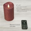 Softflame Real Wax Flameless LED Candles with Remote Control, 3"x