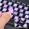 2 Pcs English Keyboard Letter Stickers,Universal English Computer Keyboard Replacement