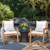 OTOSTAR Outdoor Throw Pillow Inserts - Pack of 2 Water