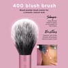 Real Techniques Ultra Plush Blush Makeup Brush, For Loose, Cream,