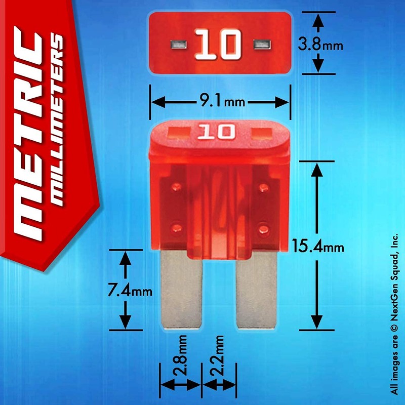 BioFuse Micro2 APT ATR 6-Piece 30A Automotive Car Fuses (Set