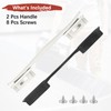 TIXIPEM Luggage Replacement Handle [2PCS] -Plastic Handle Grip Carry Strap