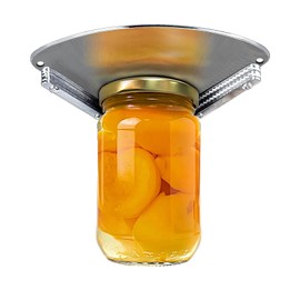 Xinlie Stainless Steel Under Cabinet Jar Opener Under Counter Jar Lid Cap Opener Jar Lid & Bottle Cap Opener Tool for Seniors Compact Structure Kitchen Gadgets for Weak Hands, Seniors