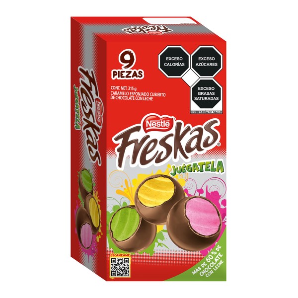 Chocolates Nestlé - Chocolate Freskas, 9 piezas 35g c/u