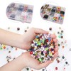 PHOGARY Children's Alphabet Beads Set (800 Pieces), Beads Letters DIY