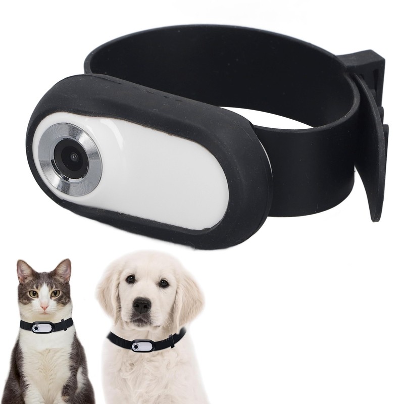 Pet Collar Camera Full HD 90 Degree Wide Angle Small