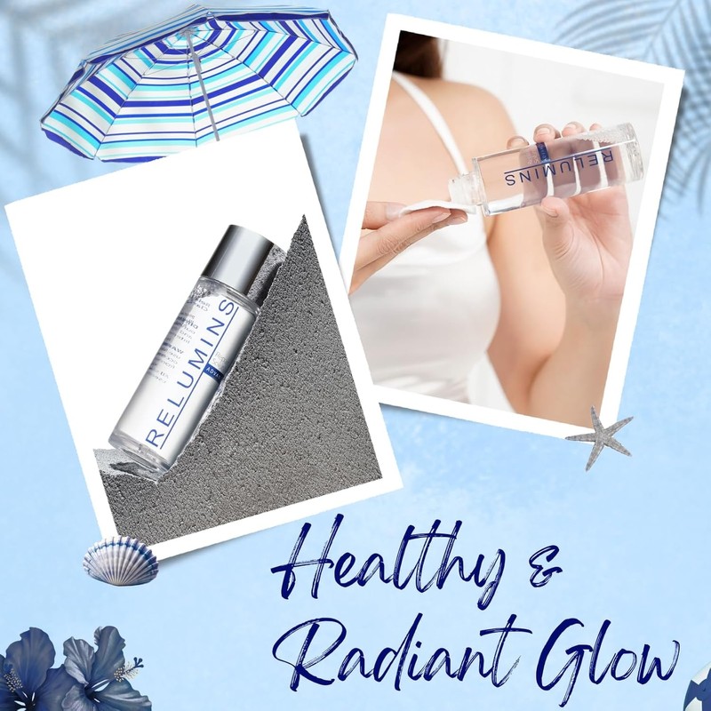 Relumins Developed a white intensive repair solution for glowing summer
