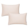 Bianca 400 Thread Count Cotton Sateen Standard Pillowcase Pair Oyster