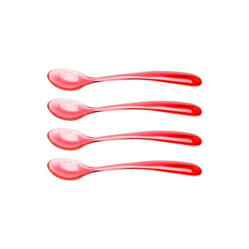 Zak!Designs Plastic Spoon, Clear, 150 mm x 27 mm x