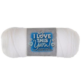 Hobby Lobby White I Love This Yarn