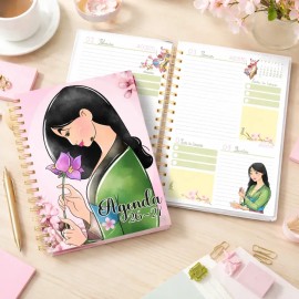 Agenda Escolar Para Maestra / Docente Mulan