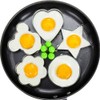 5 x Stainless Steel Fried Egg Moulds, Non-Stick Egg Rings,