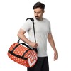 Outrageous Orange gym bag - Color: Black