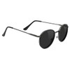 Glassy Lincoln Premium Polarized Round Sunglasses Matte Black