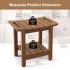 HIPS Shower Benches for Inside Shower, Shower Stool with Space-Efficient