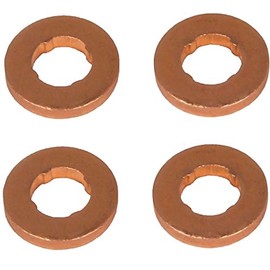Bilutza 4 x Copper Gasket Injector for All 1.9 2.0 2.5 3.3 4.0 TDI [D6]