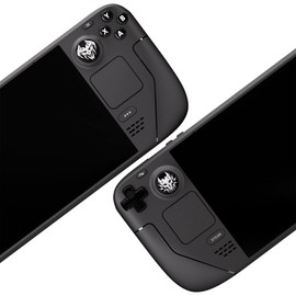 PlayVital Steam Deck LCD Compatible Thumb Grip Cap, Joystick Cap Cover for PS Portal, Grip Joystick Cap for Steam Deck OLED [Rich Demons]