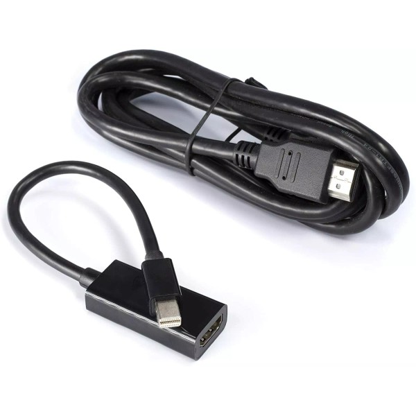 THE CIMPLE CO Black Thunderbolt Mini DisplayPort DP to HDMI