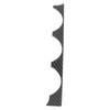 Car Air Conditioning Knob Panel Frame Trim Carbon Pattern Smooth