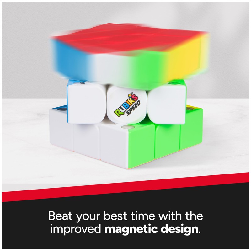 Rubik’s Cube, 3x3 Magnetic Speed Cube for Super Fast Solves,