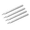 Leather Chisel Set 4 Pieces 1 Prong Steel Leather Craft