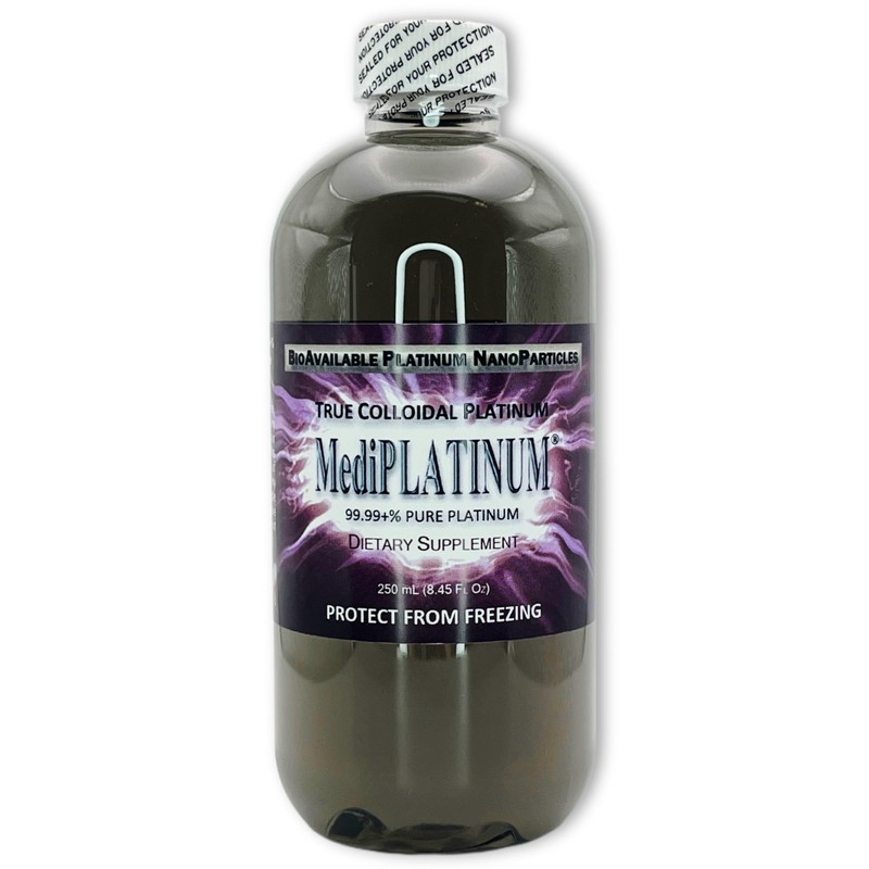 MediPLATINUM True Colloidal Platinum Dietary Supplement - 250 mL (8.45