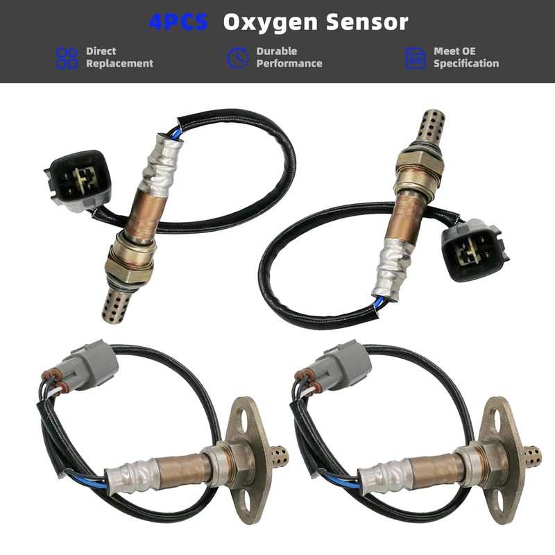 4Pcs 234-4169 234-4162 Oxygen Sensor Compatible with Toyota Tundra 2000-2002,