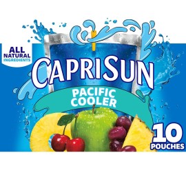 Capri Sun Pacific Cooler Mixed Fruit Juice Drink, 10 ct, 6 fl oz Pouches