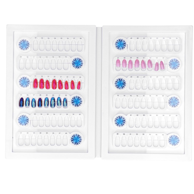 96 Colors Nail Gel Polish Display Book Detachable Magnetic Nail