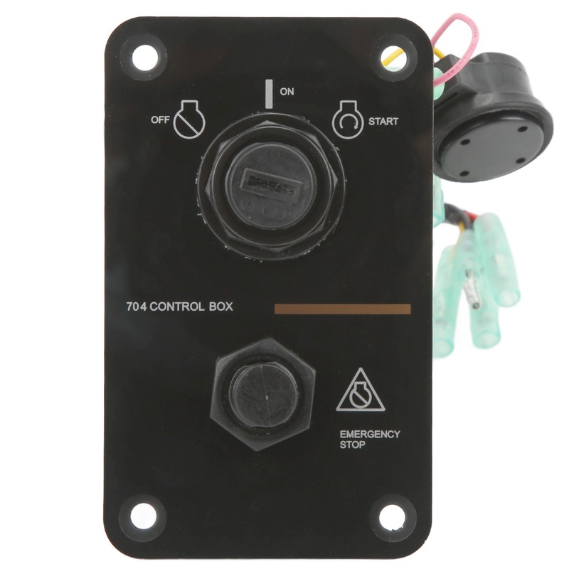 Outboard Engine Ignition Key Switch Panel Assembly 704‑82570‑08‑00 Replacement for