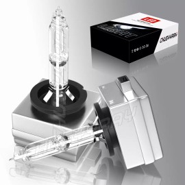 CHUSYYRAY For Jeep Grand Cherokee 2014-2017 White HID Headlight High/Low Beam Bulbs D3S