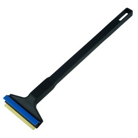 Ice Scraper Long Handle Car Ice Scraper Brass Blade 14,5 inch Ice Scraper for Car Snow Scraper Ice Scrapers for Car Windshield Original Murska from Europe (L&P A055 Black Blue)